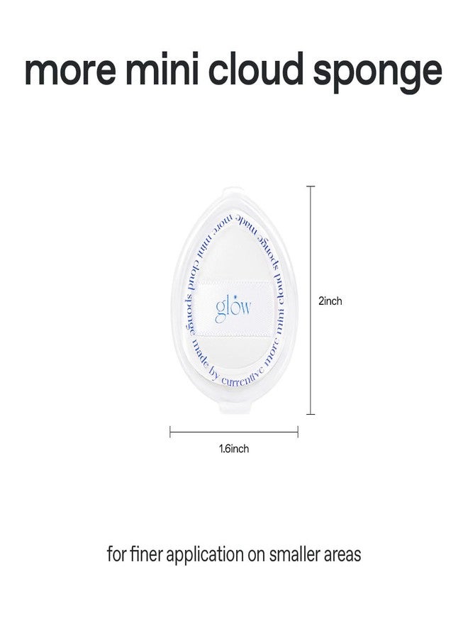 glow more mini cloud sponge 3EA | featuring skin-friendly rubycell | puff-shaped sponge that effortlessly simplifies makeup application, perfect makeup sponge for quick and even application, 0.06 lbs - Image 3